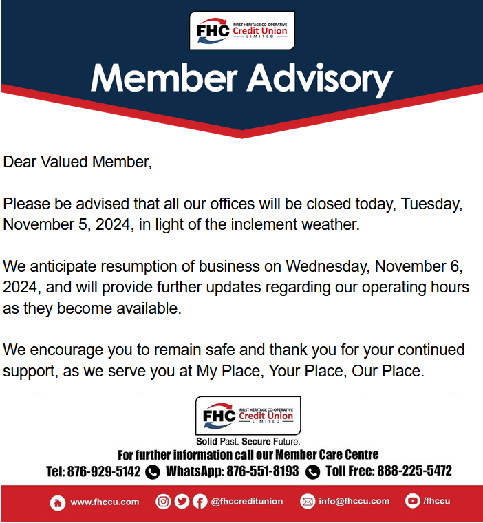 Advisory Nov 5 2025